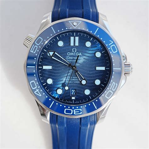 omega seamaster pro 300m electric blue wave|Omega Seamaster 300m price.